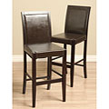 Lita Leather Bar Chairs (Set of 2)