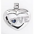 Chopard 18k White Gold 3/5ct TDW Diamond Heart Pendant (E, VVS1)