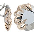 Chopard 18k Gold 4 5/8ct TDW Diamond Clip Earrings (E, VVS1)