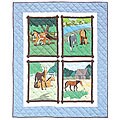 'Horse Friends' Throw Blanket