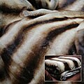 Chinchilla Faux Fur Throw