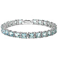 Sterling Silver Blue Topaz Bracelet