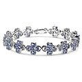 Sterling Silver Tanzanite Bracelet