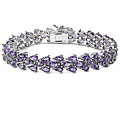 Sterling Silver Amethyst Bracelet