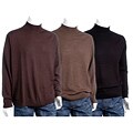Angelo Gianni Men's Merino Wool Mock Turtleneck