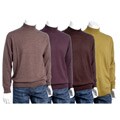 Angelo Gianni Men's Merino Wool Mock Turtleneck