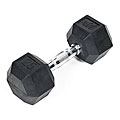 Rubber 25-pound Dumbbell