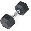 Rubber 30-pound Dumbbell