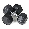 Rubber 35-pound Dumbbells (Set of 2)