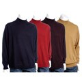Angelo Gianni Men's Merino Wool Mock Turtleneck