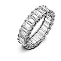 Platinum 5 3/4ct TDW Diamond Full Eternity Band