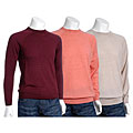 Angelo Gianni Men's Merino Wool Crewneck Sweater