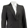 Nine West Women's Granite Stripe 3-piece Pant Suit