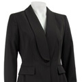 Nine West Women's Black Metallic Stripe 2-piece Pant Suit