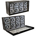 Swiss Watch 8-slot Grey Multifunction Watch Winder Case
