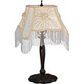 Victorian Pleated Rosette Lamp