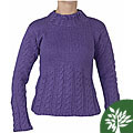 Organic Cotton Cable Sweater (Peru)