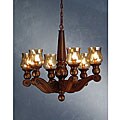 Kendall Antique Amber 6-light Chandelier