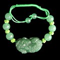 Green Jade Blessing Animal Bracelet (China)