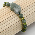 Green Jade Blessing Animal Bracelet (China)