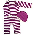 Tadpoles 2-piece Fuschia Romper Set