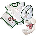 Tadpoles Ho-Ho-Ho 5-piece Christmas Layette Set
