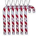 Nebraska Cornhuskers Candy Cane Ornament Set