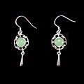 Sterling Silver Jade Earrings (China)