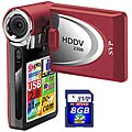 SVP HDDV-2300 5 MP 2.4-inch LCD Red Digital Camcorder