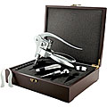 Connoisseur Corkscrew Deluxe Wood Box Set