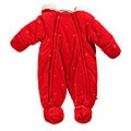 Absorba Infant Girl's Snowflake Shiffley Snowsuit