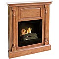 Grenoble Plantation Oak Gel Fuel Fireplace