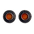 Sterling Silver Earrings with Choice of Stones (Israel)