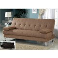 Classic Microfiber Storage Futon Bed