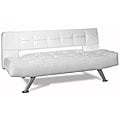 Modern Leatherette Futon Sofa Bed