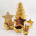 Star Studded Holiday Gift Tower