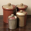 Sango Gold Dust Sienna 4-piece Canister Set