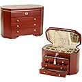 Classic Burlwood Cherry Jewelry Box