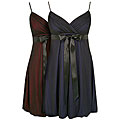 Onyx Nites Women's Matte Chiffon Babydoll Evening Dress