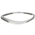 Hot Diamonds Sterling Silver Diamond Wavy Bangle