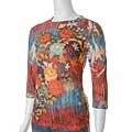 Mineral Brand Women's Vintage Print Crewneck Top