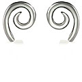 Stainless Steel Spiral Earrings