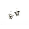 Sterling Silver Filigree Butterfly Earrings