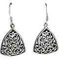 Sterling Silver Filigree Tribal Earrings
