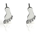 Stainless Steel Footprint Design Earrings