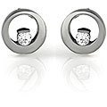 Stainless Steel Modern Cubic Zirconia Earrings