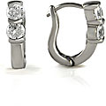 Stainless Steel Cubic Zirconia Earrings