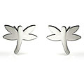 Stainless Steel Dragonfly Earrings