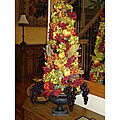 Autumn Harvest Tree Silk Plant with Grapes