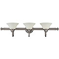 Abbey 3-light Antique Nickel Vanity